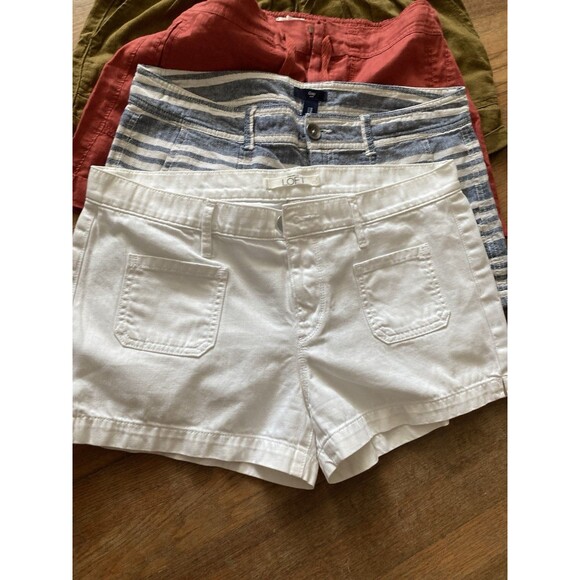 Bundle of 5 Shorts Gap LOFT Old Navy 10 Medium Linen Cotton - Picture 4 of 15